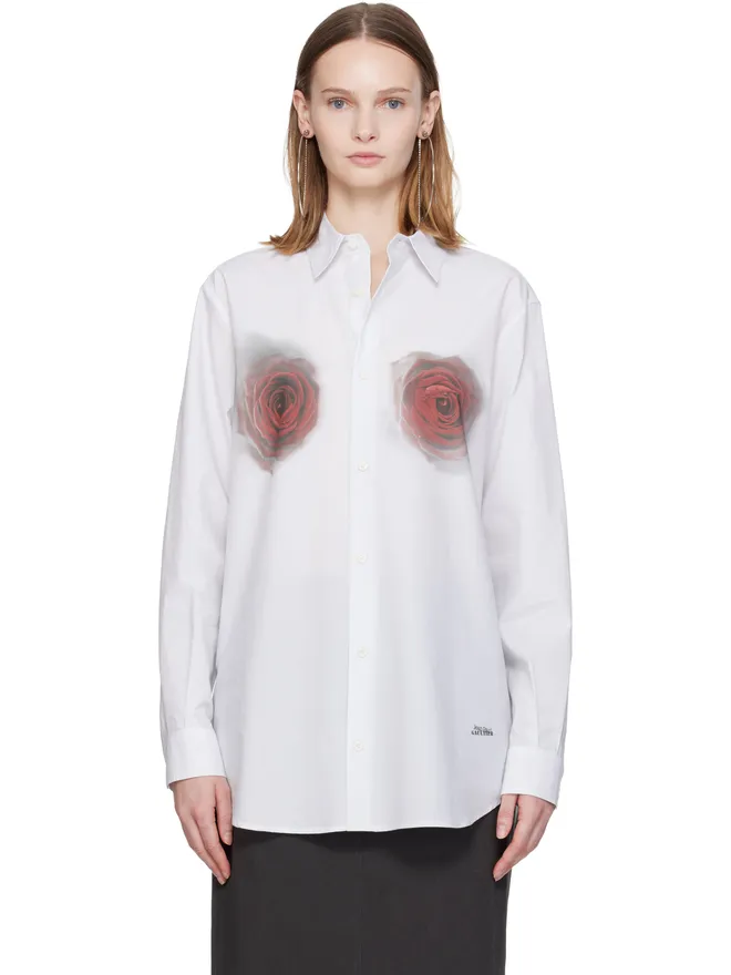 Jean Paul Gaultier Jean Paul Gaultier 'The Blurry Roses Print' シャツの商品画像
