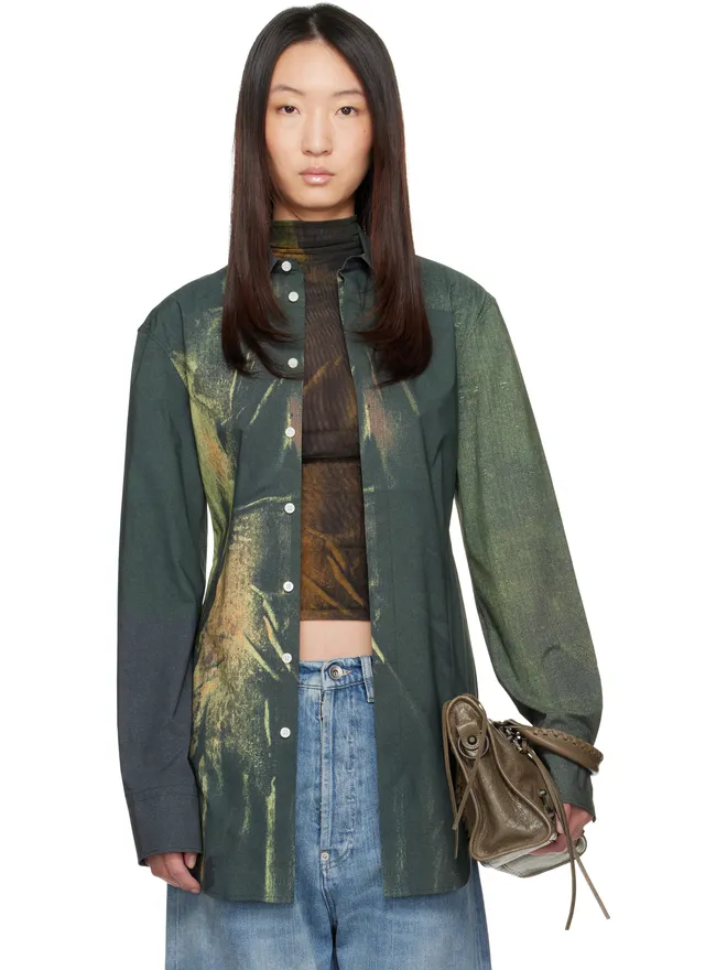 Jean Paul Gaultier Jean Paul Gaultier SSENSE限定 Printed Acid Water シャツの商品画像