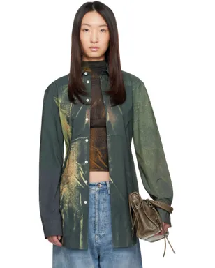 Jean Paul Gaultier SSENSE限定 Printed Acid Water シャツ - サムネイル1