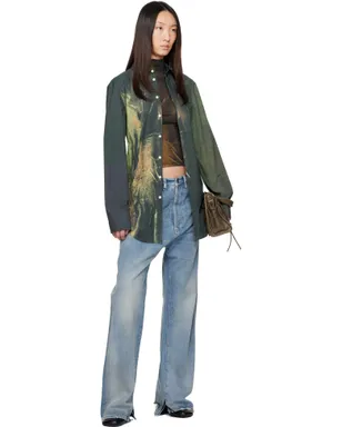 Jean Paul Gaultier SSENSE限定 Printed Acid Water シャツ - サムネイル4