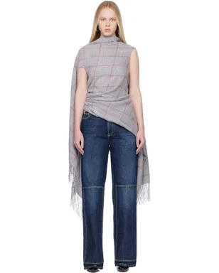 Jean Paul Gaultier Back Closure Scarf ドレープ ブラウス - サムネイル1