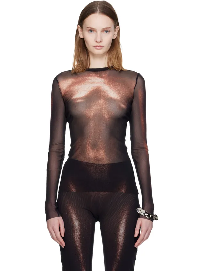 Jean Paul Gaultier Jean Paul Gaultier 'The Bronze Body Dust' トップスの商品画像
