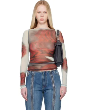 Jean Paul Gaultier 'The Blurry Roses' トップス - サムネイル1