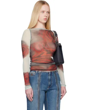 Jean Paul Gaultier 'The Blurry Roses' トップス - サムネイル2