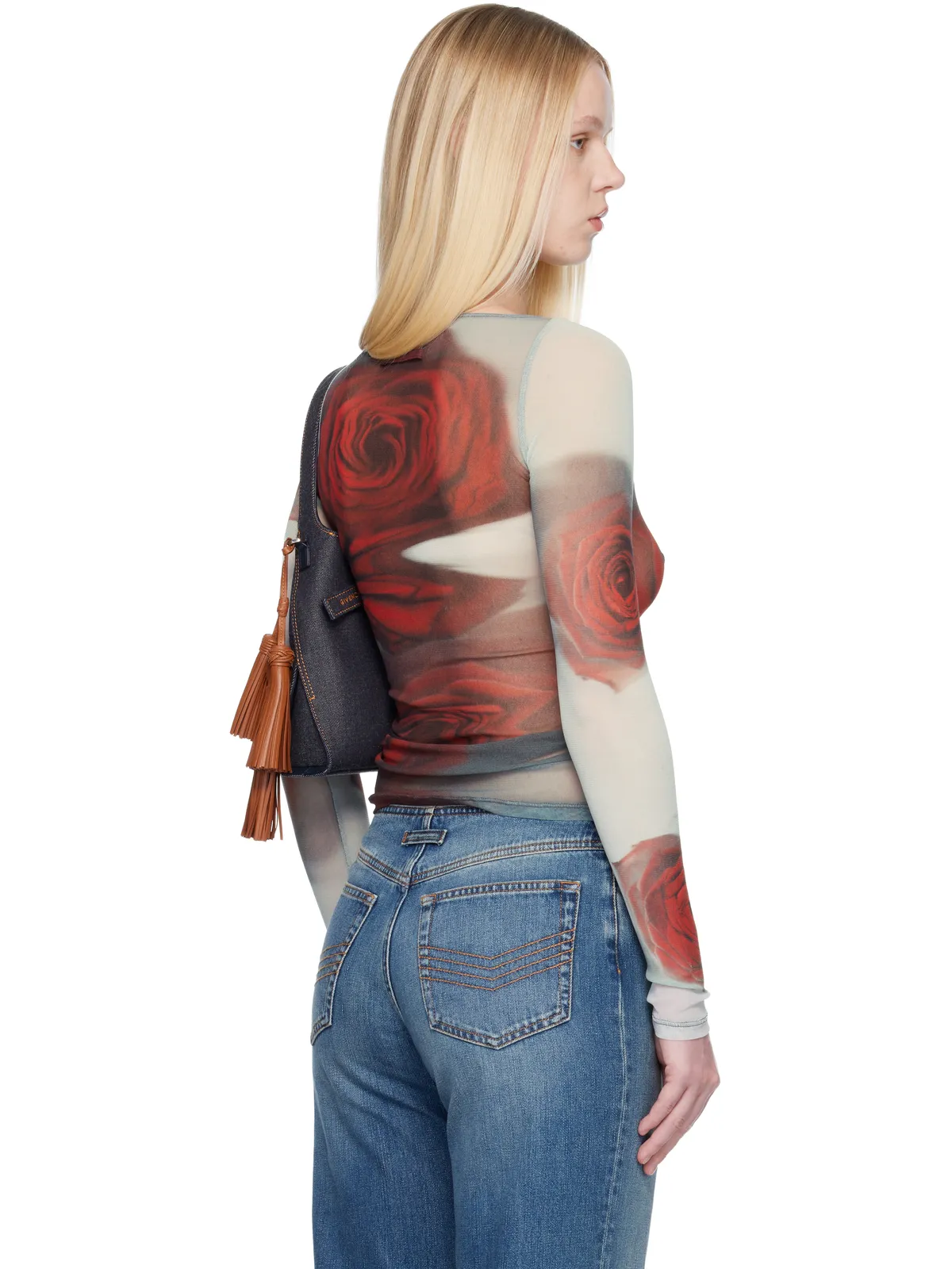 Jean Paul Gaultier 'The Blurry Roses' トップス - 画像3