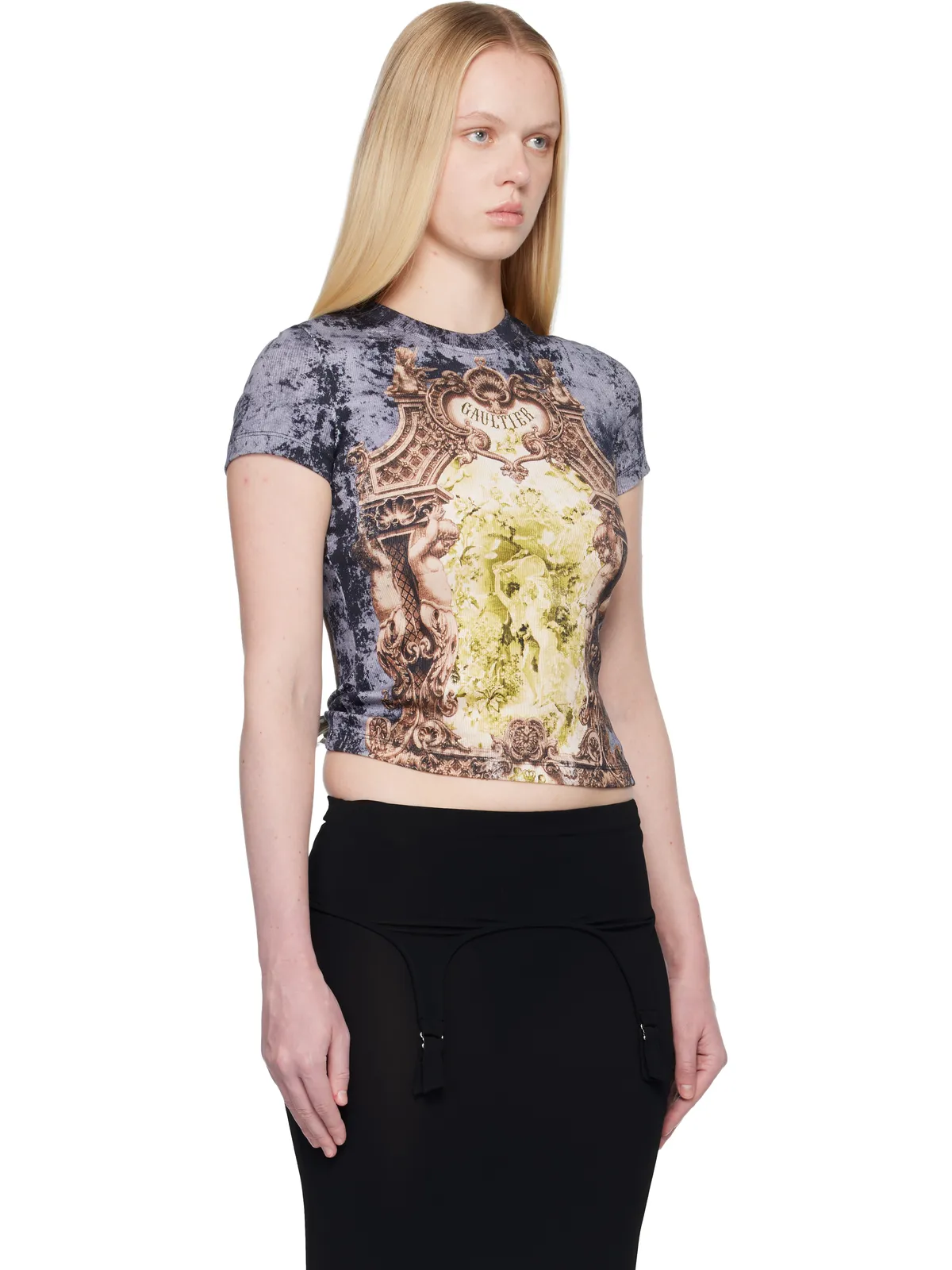 Jean Paul Gaultier 'The Blue Médaillon' Tシャツ - 画像2
