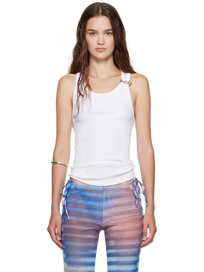 Jean Paul Gaultier Jean Paul Gaultier 'The Piercing' タンクトップの商品画像