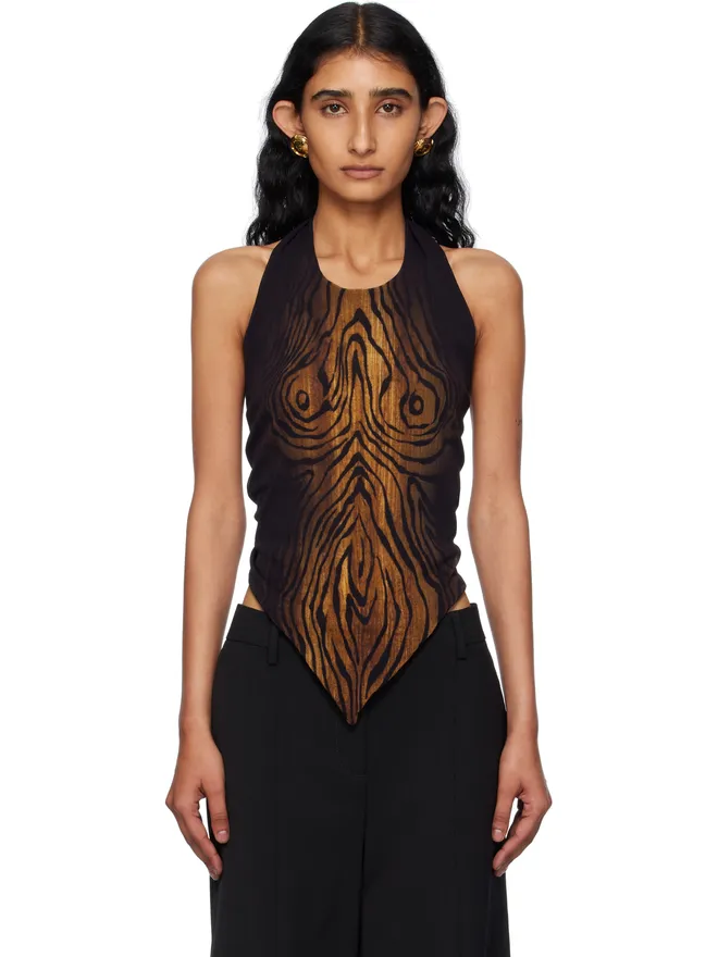 Jean Paul Gaultier Jean Paul Gaultier Scarf Printed Wood トップスの商品画像