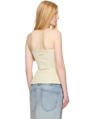 Jean Paul Gaultier SSENSE限定 トップステッチ コルセット トップス - サムネイル3