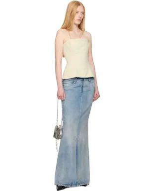 Jean Paul Gaultier SSENSE限定 トップステッチ コルセット トップス - サムネイル4