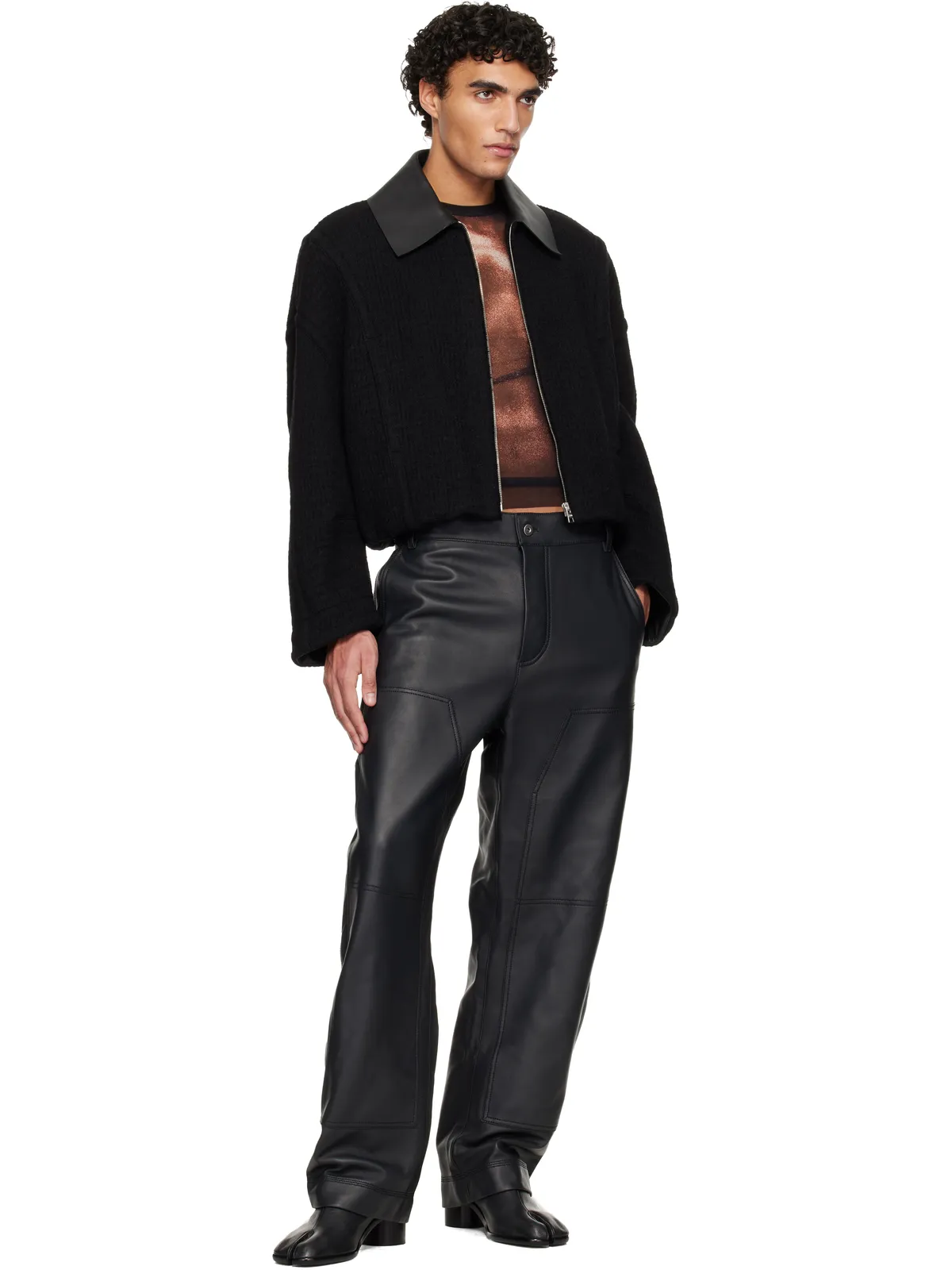 Jean Paul Gaultier Heavy Wool ボンバージャケット - 画像4