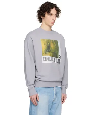 Jean Paul Gaultier SSENSE限定 Printed Water コットン クルー スウェットシャツ - サムネイル2