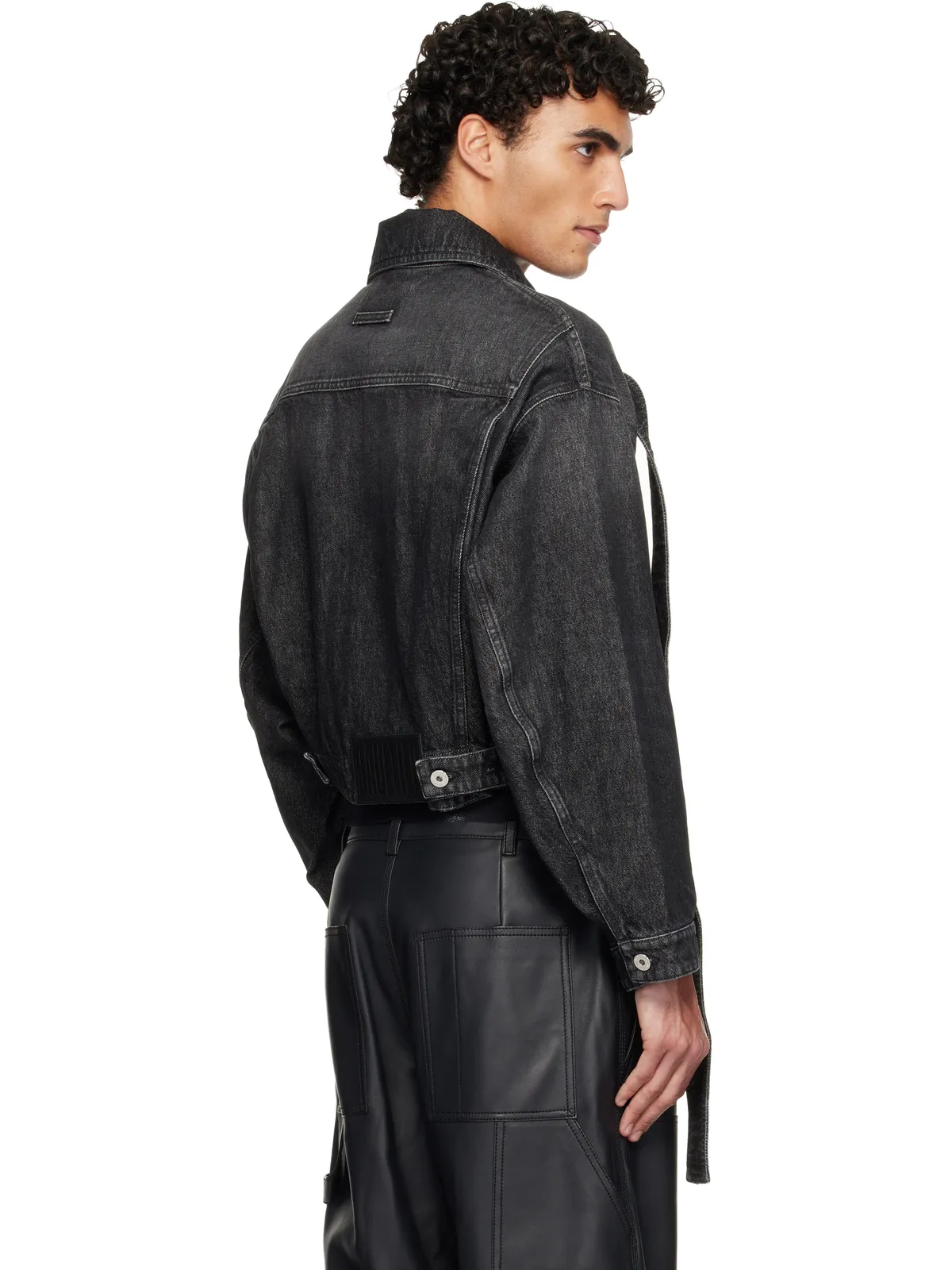 Jean Paul Gaultier オーバーサイズ ストラップ デニムジャケット - 画像3