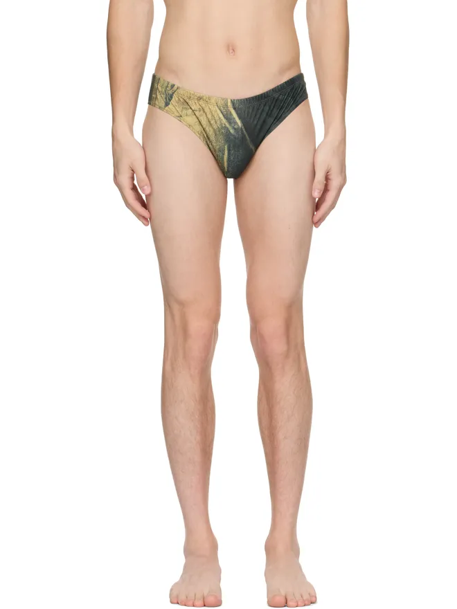 Jean Paul Gaultier Jean Paul Gaultier SSENSE限定 Body Printed Water スイムブリーフの商品画像