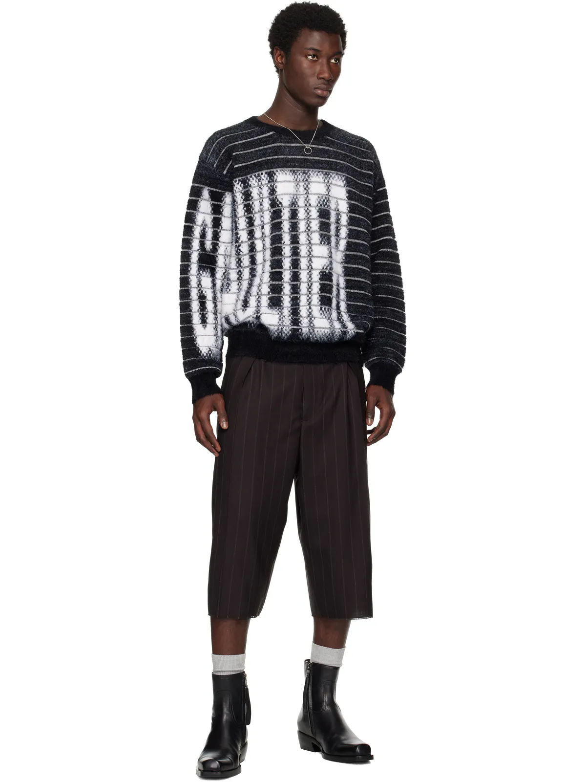 Jean Paul Gaultier 'Gaultier' ジャカード プルオーバー - 画像4