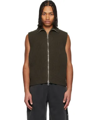 Jean Paul Gaultier タートルネック ニットベスト - サムネイル1