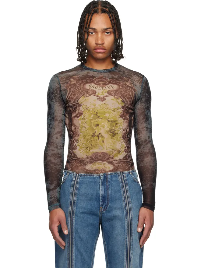 Jean Paul Gaultier Jean Paul Gaultier 'The Blue Médaillon' トップスの商品画像