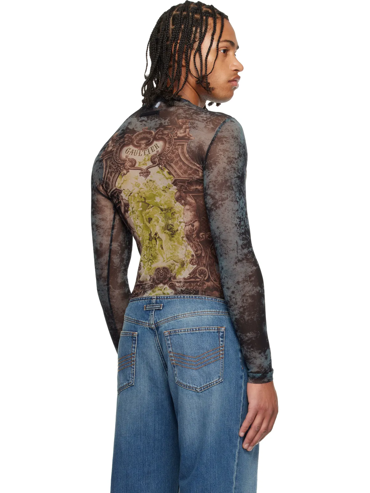 Jean Paul Gaultier 'The Blue Médaillon' トップス - 画像3