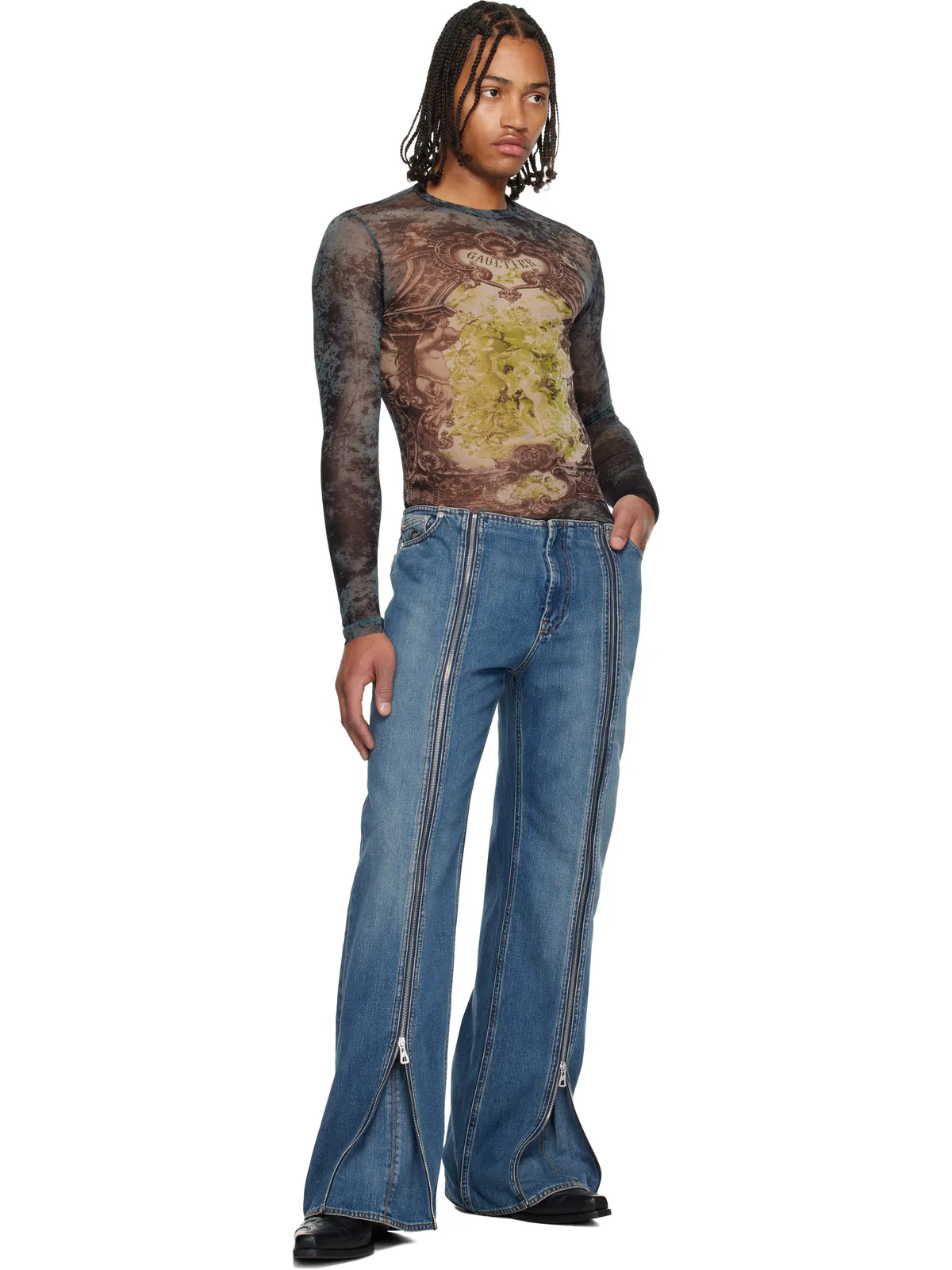 Jean Paul Gaultier 'The Blue Médaillon' トップス - 画像5