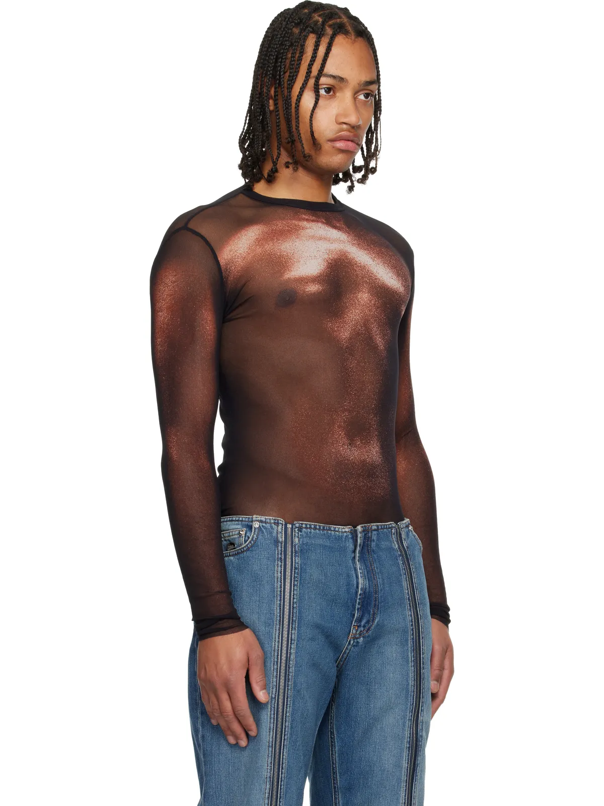 Jean Paul Gaultier 'The Bronze Body Dust' トップス - 画像2