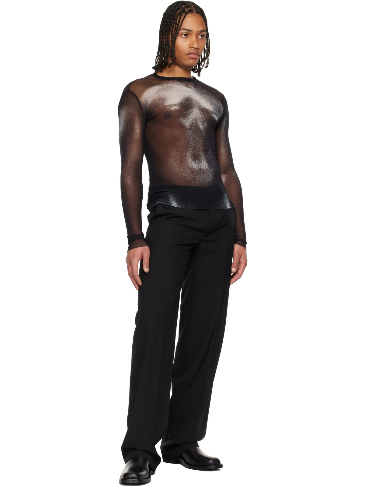 Jean Paul Gaultier 'The Silver Body Dust' トップス - 画像4