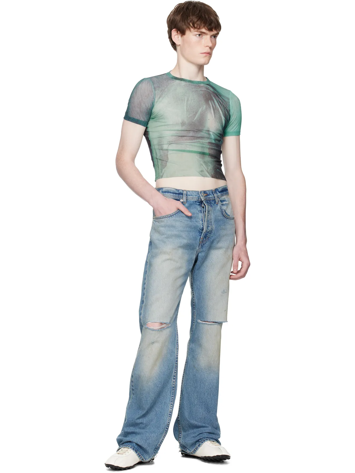 Jean Paul Gaultier 'The Water' ベビーTシャツ - 画像4