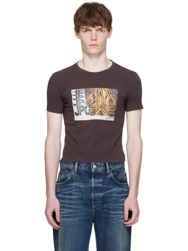 Jean Paul Gaultier Jean Paul Gaultier Printed Wood Tシャツの商品画像