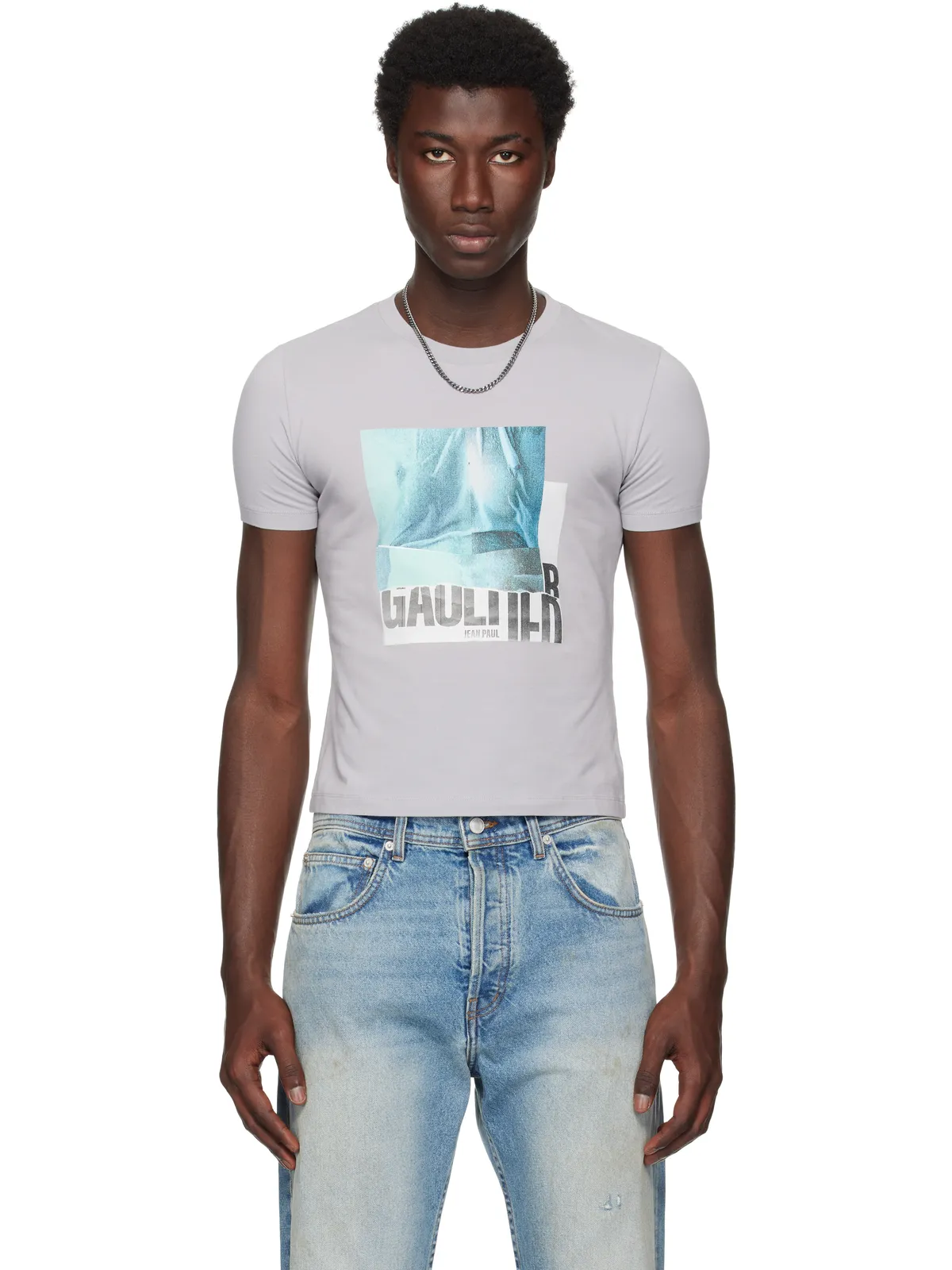 Jean Paul Gaultier Printed Water ベビーTシャツ - 画像1