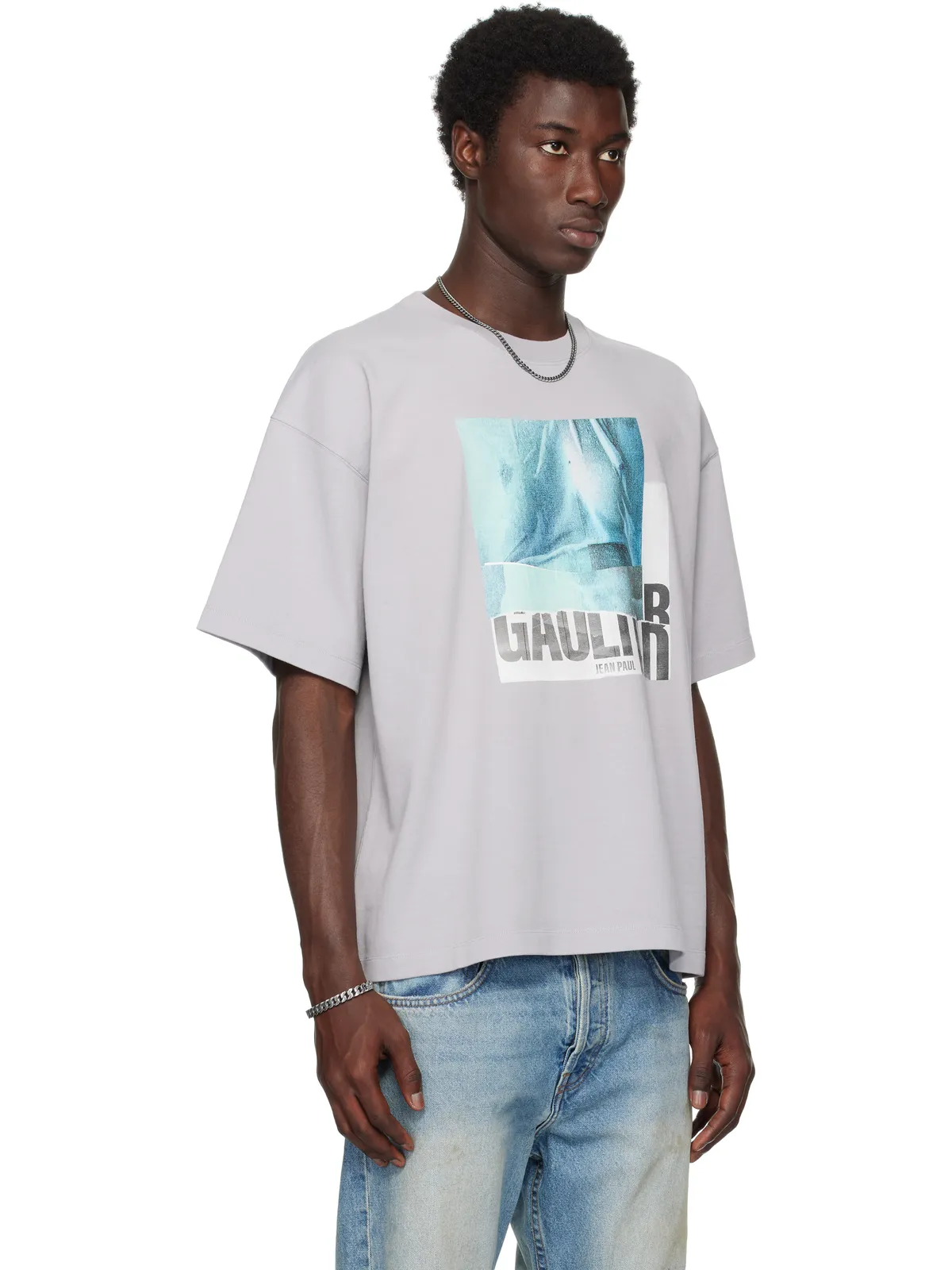 Jean Paul Gaultier Printed Water オーバーサイズ Tシャツ - 画像2