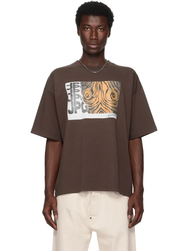 Jean Paul Gaultier Jean Paul Gaultier Printed Wood オーバーサイズ Tシャツの商品画像