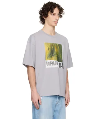 Jean Paul Gaultier SSENSE限定 Printed Water コットン オーバーサイズ Tシャツ - サムネイル2