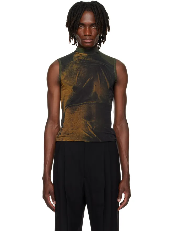 Jean Paul Gaultier Jean Paul Gaultier SSENSE限定 ハイネック Printed Water トップスの商品画像