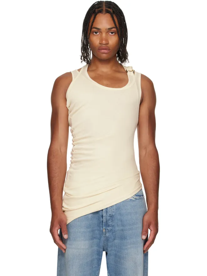 Jean Paul Gaultier Jean Paul Gaultier 'Gaultier' Piercing タンクトップの商品画像