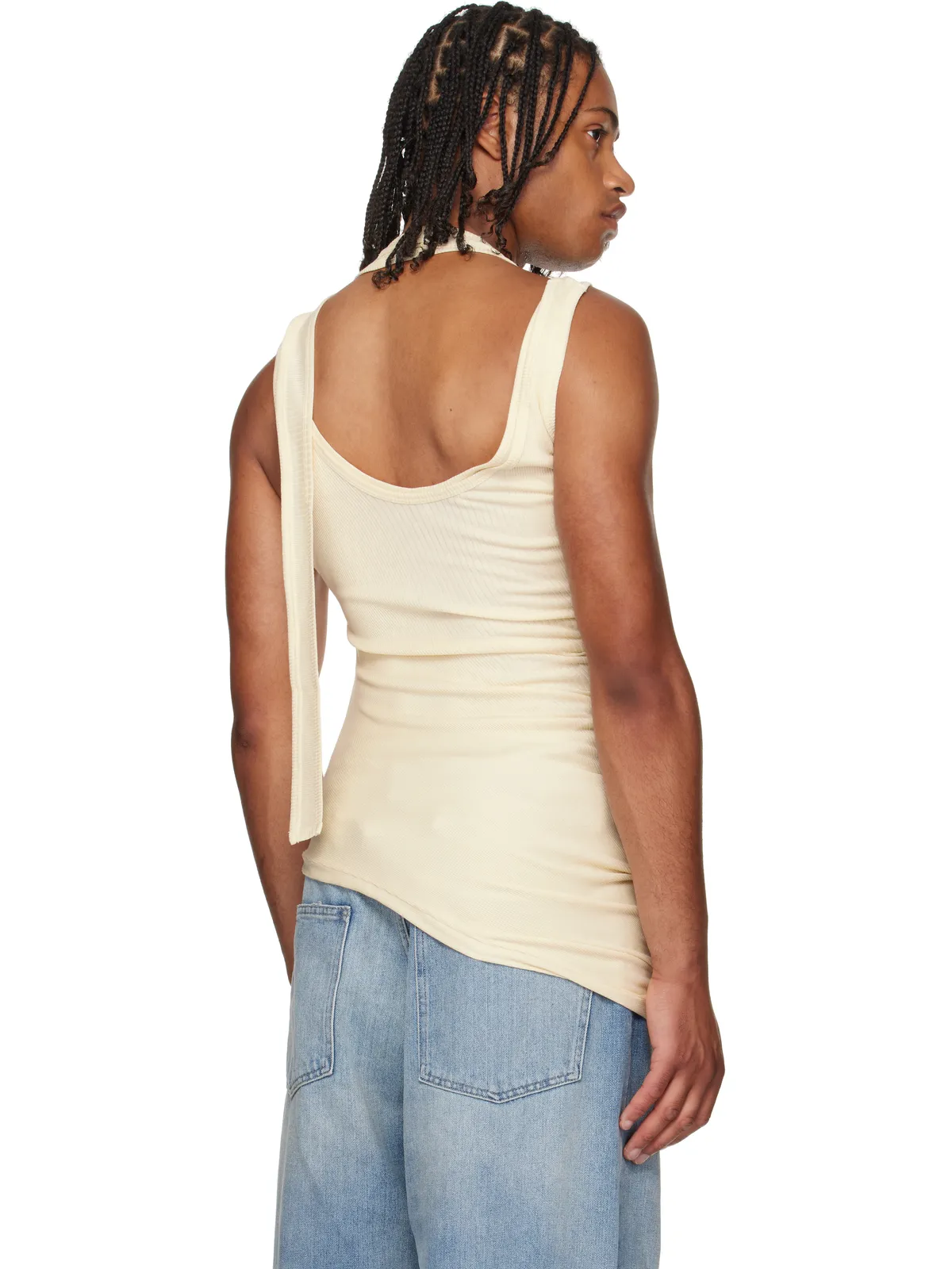 Jean Paul Gaultier 'Gaultier' Piercing タンクトップ - 画像3