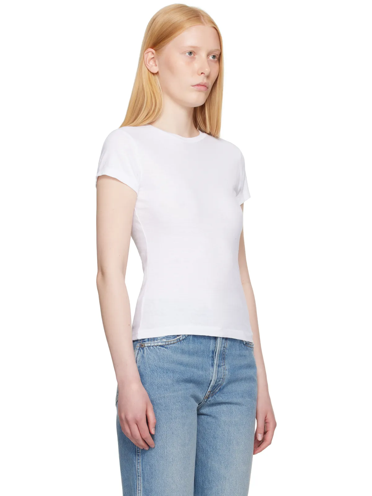 RE/DONE Hanesエディション 1960s スリムフィットTシャツ - 画像2