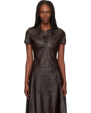 Our Legacy Piquet Leather トップス - サムネイル1