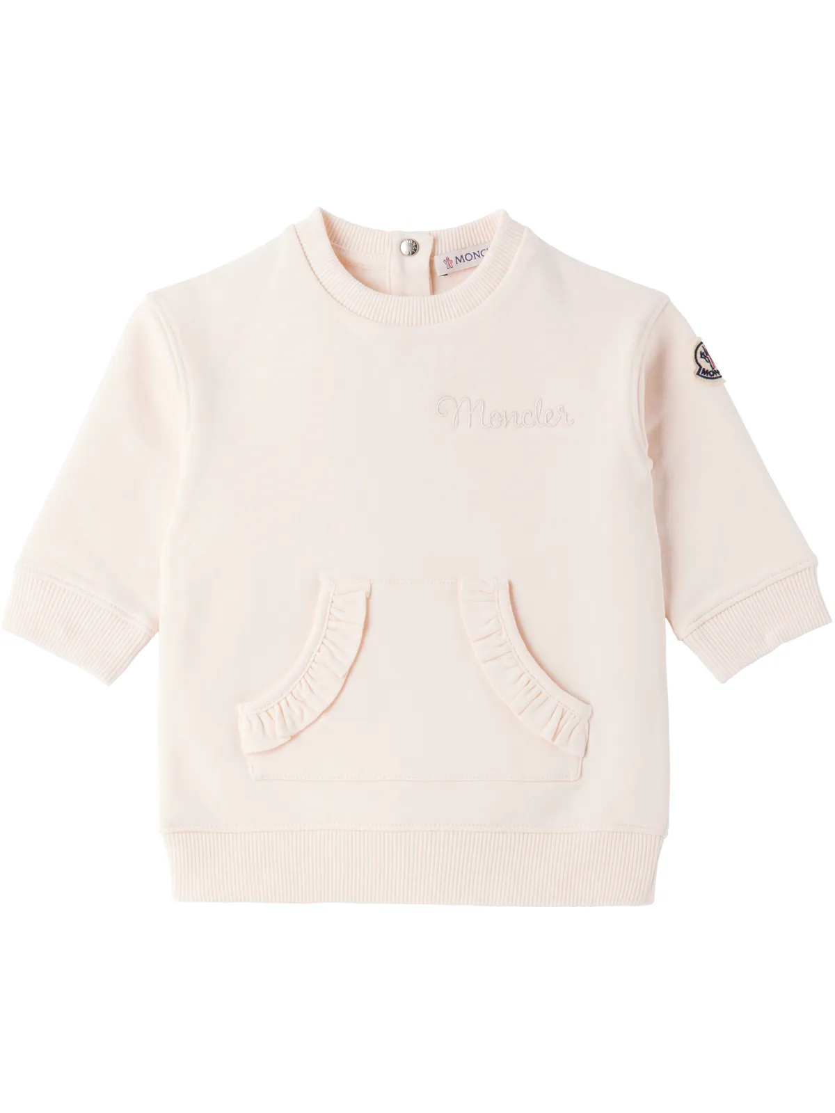 Moncler Enfant ベビー｜ クルーネック スウェットシャツ ワンピース - 画像1