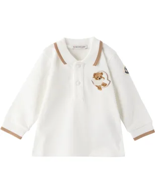 Moncler Enfant ベビー｜ エンブロイダリー ポロシャツ - サムネイル1