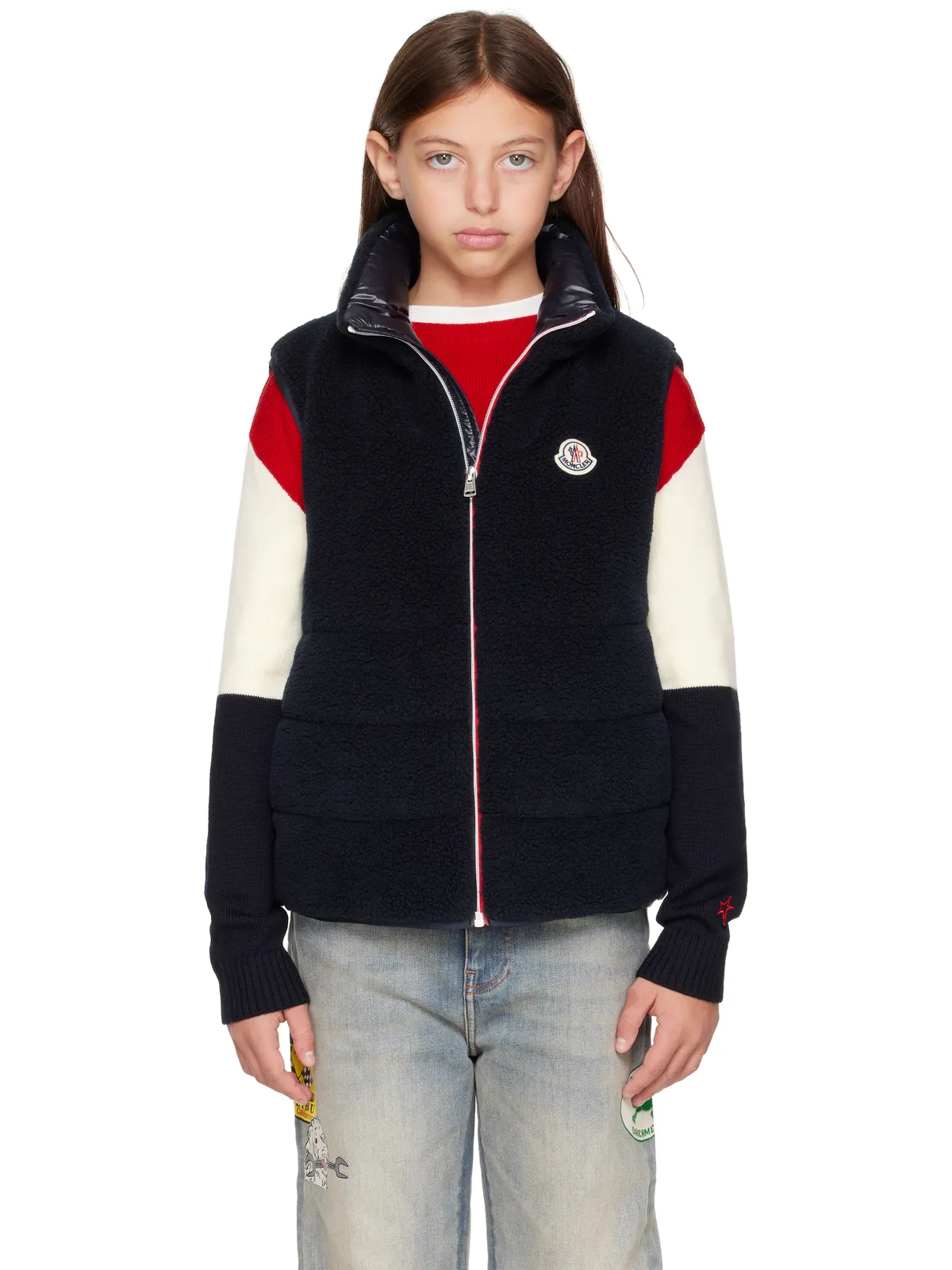 Moncler Enfant ジュニア｜ Orin Teddy パデッド ベスト - 画像1
