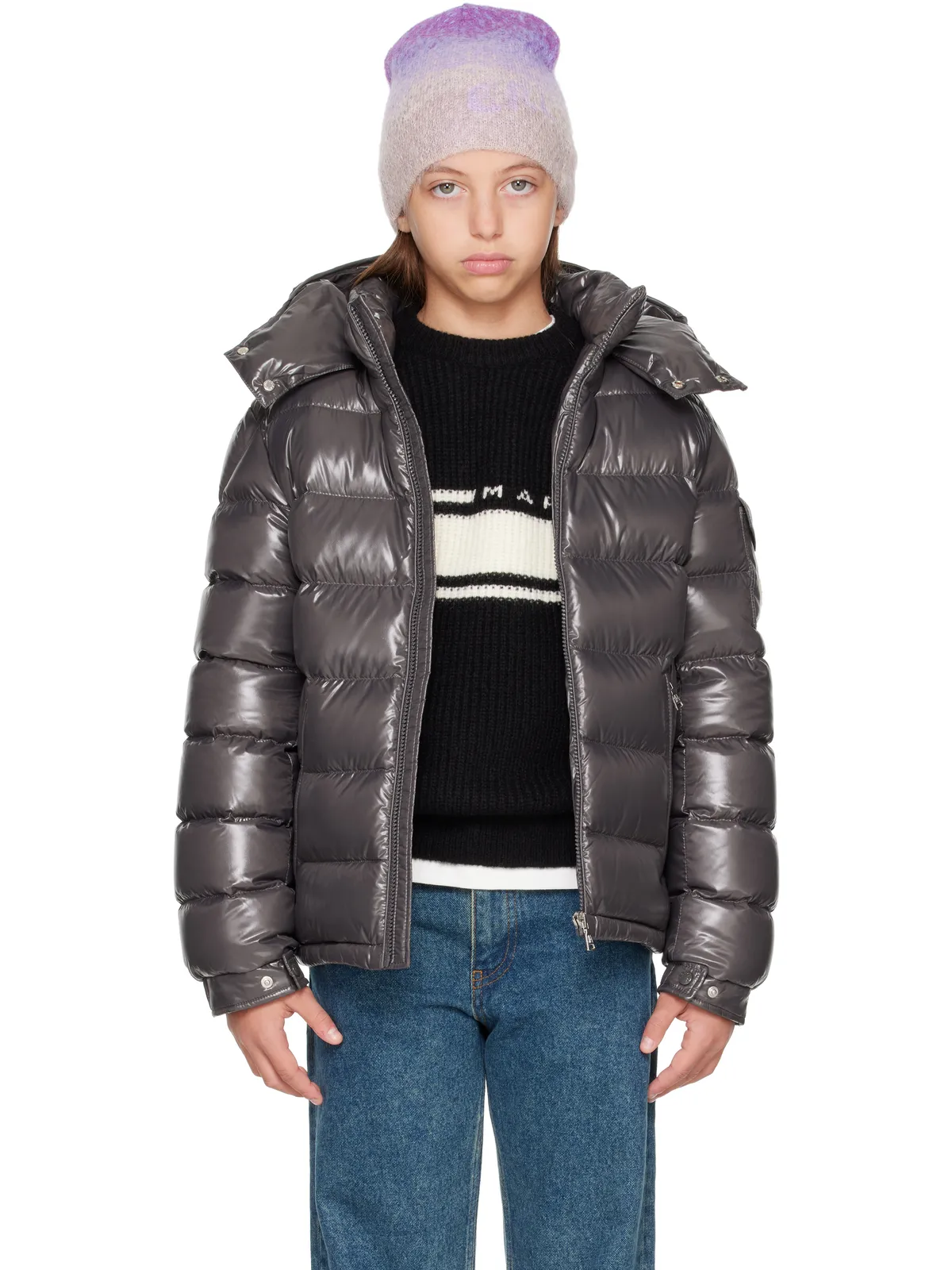 Moncler Enfant ジュニア｜ Maya フード付き ダウンジャケット - 画像1