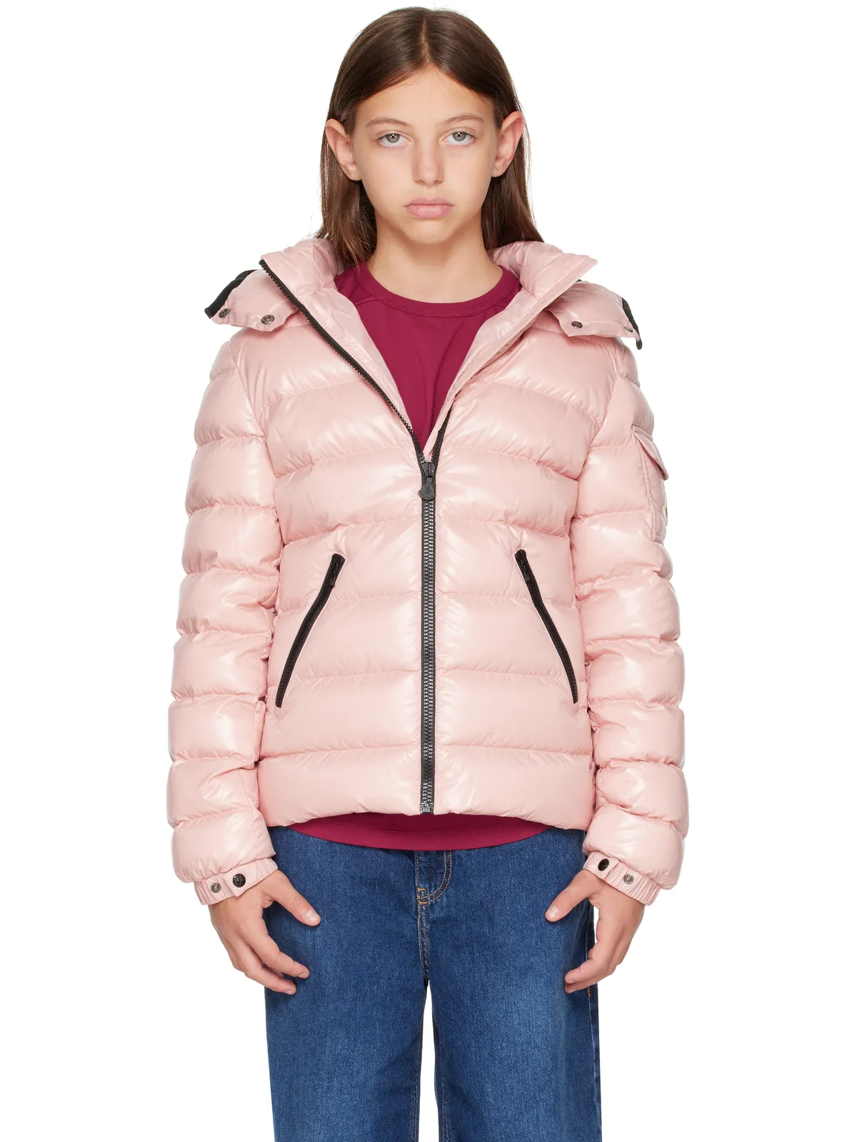 Moncler Enfant ジュニア｜ Bady フード付き ダウンジャケット - 画像1