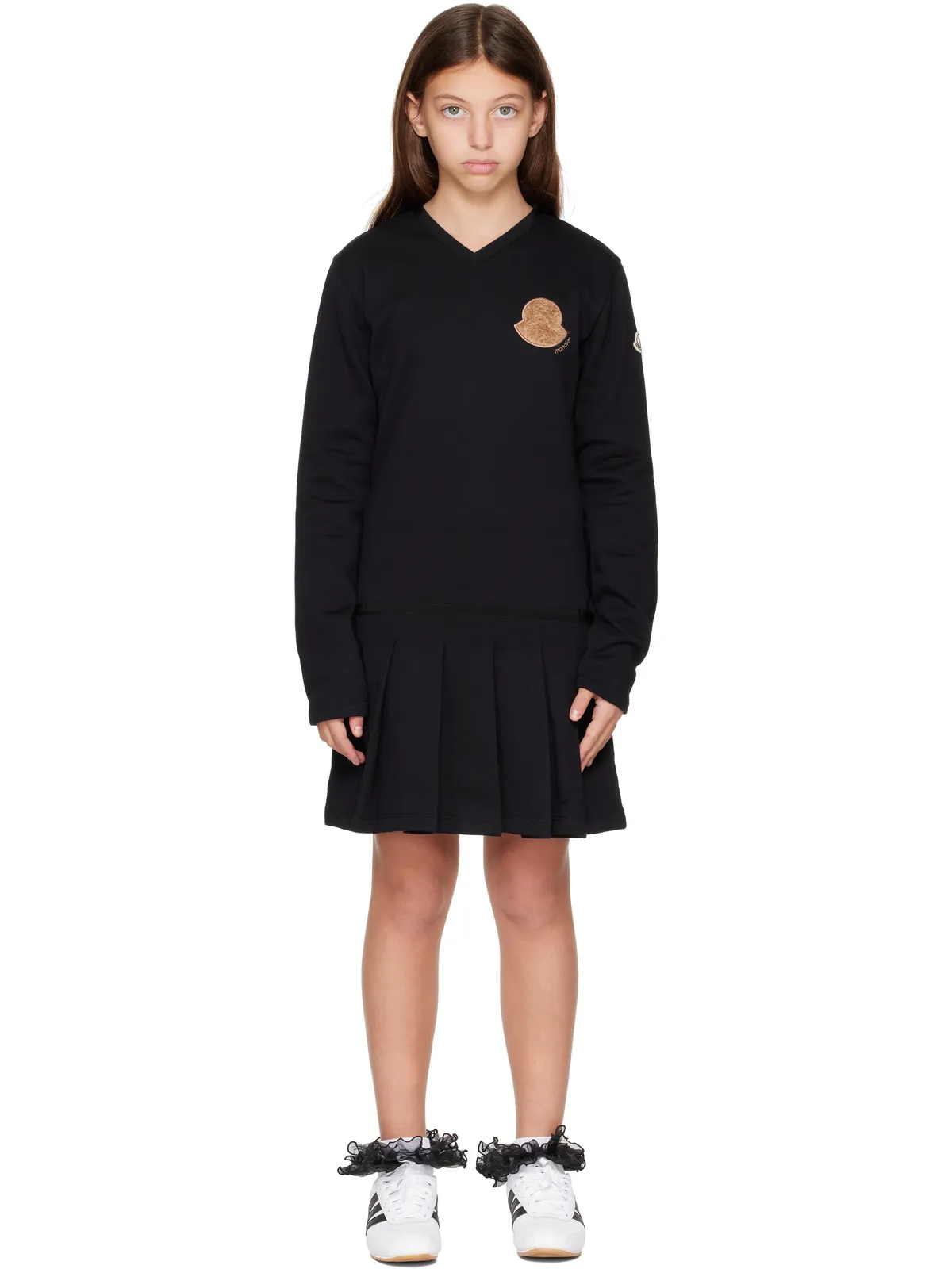 Moncler Enfant キッズ｜ スモール プリーツスカート ワンピース - 画像1