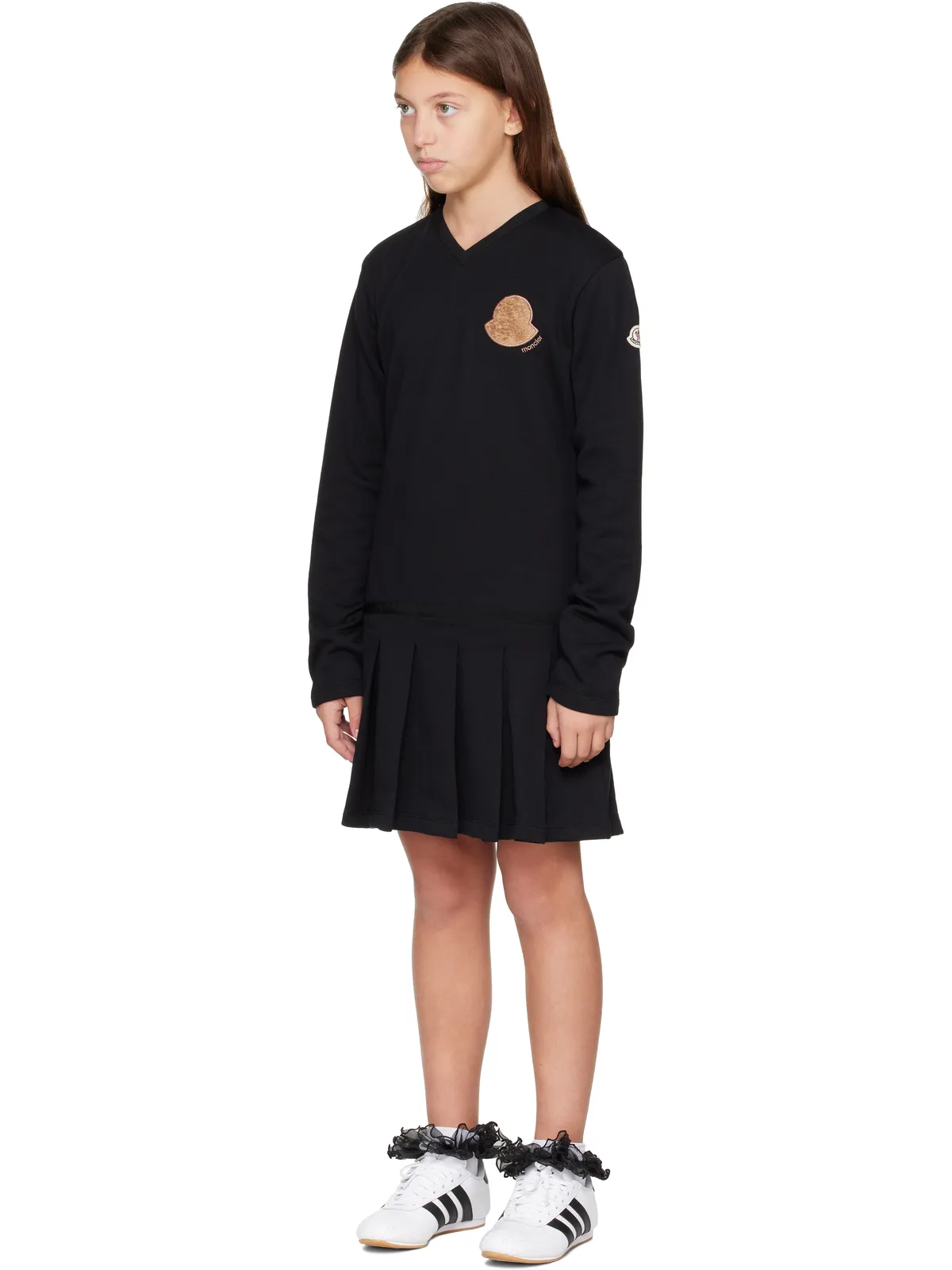 Moncler Enfant キッズ｜ スモール プリーツスカート ワンピース - 画像4