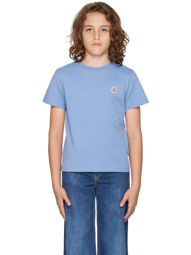 Moncler Enfant Moncler Enfant ジュニア｜ ロゴパッチ コットン Tシャツ 3枚セットの商品画像