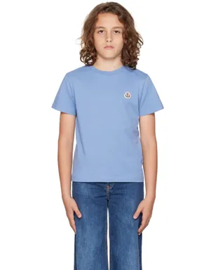 Moncler Enfant ジュニア｜ ロゴパッチ コットン Tシャツ 3枚セット - サムネイル1
