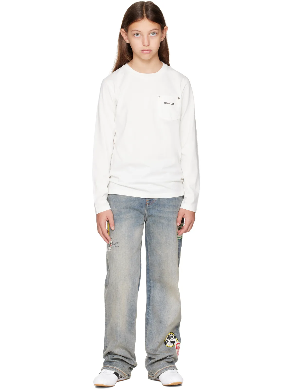 Moncler Enfant ジュニア｜ 長袖Tシャツ - 画像5