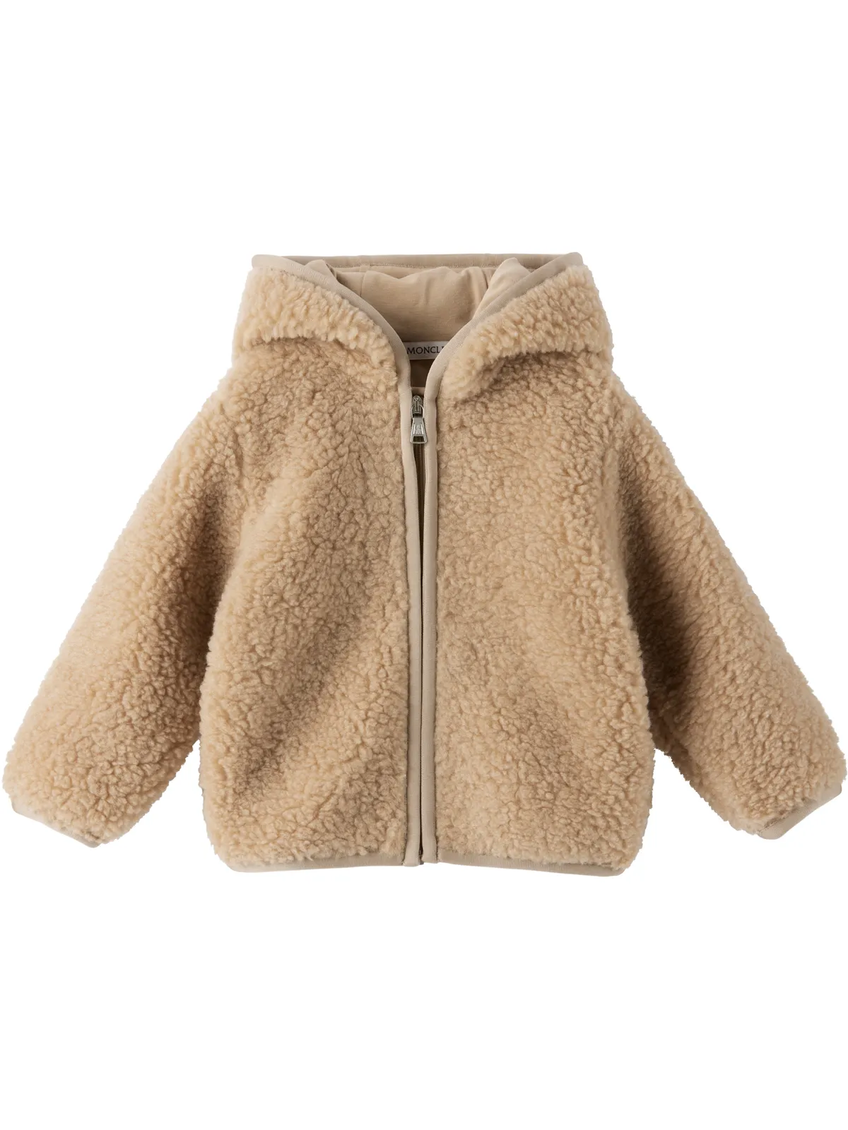 Moncler Enfant ベビー｜ Teddy ジップアップフーディ - 画像1