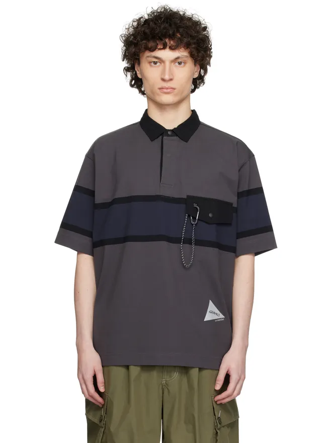 and wander and wander Gramicciエディション Tech Rugby ポロシャツの商品画像