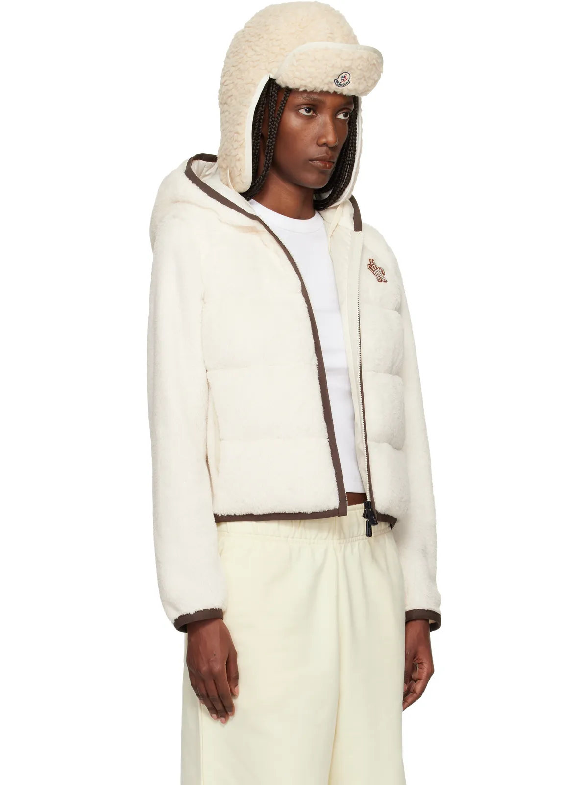 Moncler Grenoble パデッド Polartec ジップアップ ダウンジャケット - 画像2