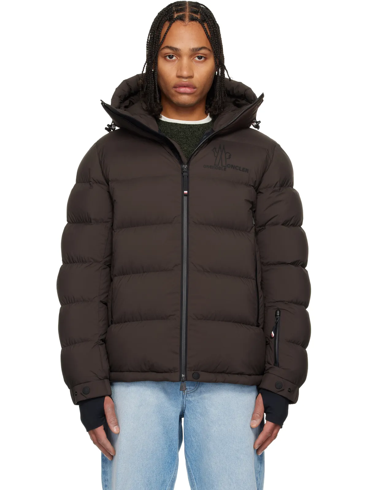Moncler Grenoble Isorno フード付き スキー ダウンジャケット - 画像1